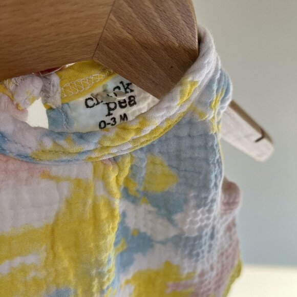 Tie Dye Muslin Bubble Romper Size 0-3 Months - Picture 3 of 3